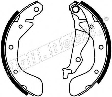 FRI.TECH. 1027005 Комплект гальмівних колодок