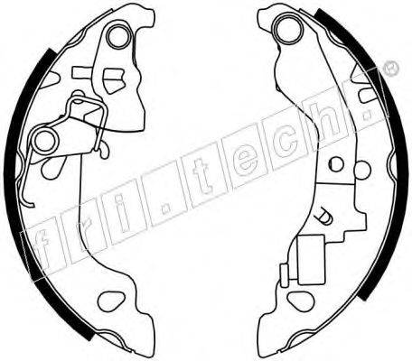 FRI.TECH. 1034103Y Комплект гальмівних колодок