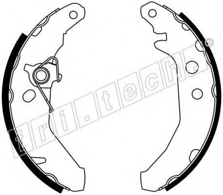 FRI.TECH. 1040129Y Комплект гальмівних колодок
