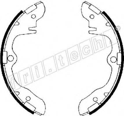 FRI.TECH. 1049109 Комплект гальмівних колодок