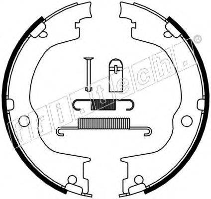 FRI.TECH. 1073175K Комплект гальмівних колодок, стоянкова гальмівна система