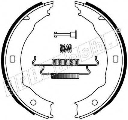 FRI.TECH. 1079193K Комплект гальмівних колодок, стоянкова гальмівна система
