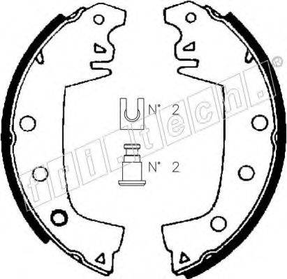 FRI.TECH. 1088203 Комплект гальмівних колодок