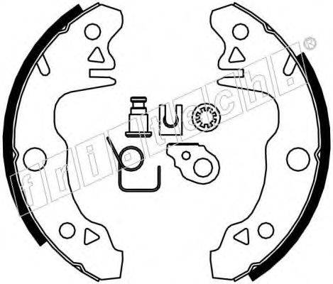 FRI.TECH. 1088205K Комплект гальмівних колодок