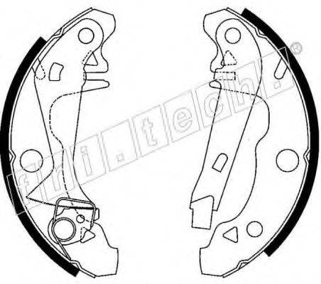 FRI.TECH. 1088228Y Комплект гальмівних колодок
