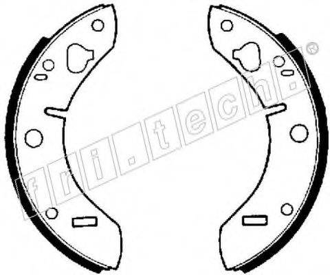 FRI.TECH. 1094202 Комплект гальмівних колодок