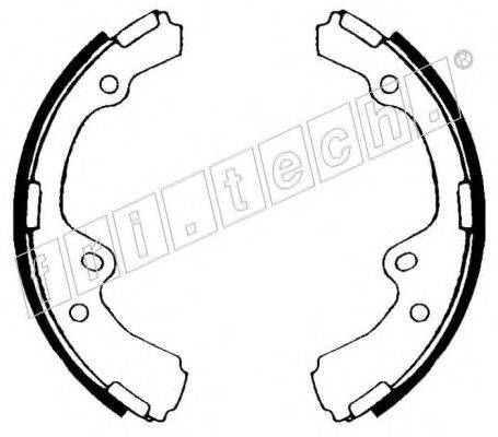FRI.TECH. 1115255 Комплект гальмівних колодок
