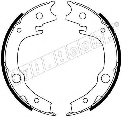 FRI.TECH. 1115315 Комплект гальмівних колодок, стоянкова гальмівна система