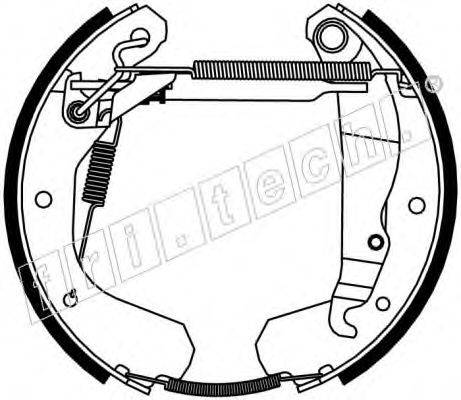FRI.TECH. 16038 Комплект гальмівних колодок