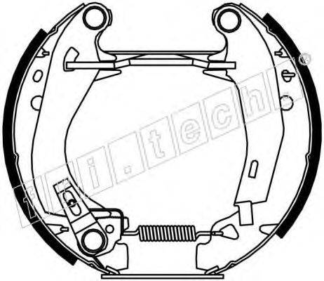FRI.TECH. 16046 Комплект гальмівних колодок