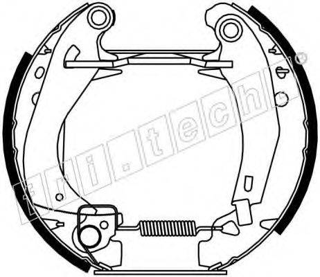 FRI.TECH. 16111 Комплект гальмівних колодок