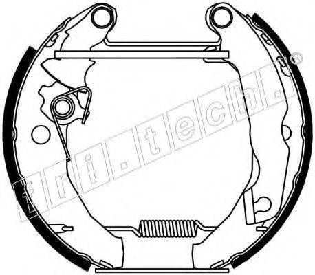 FRI.TECH. 16121 Комплект гальмівних колодок