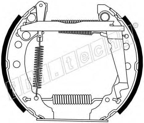 FRI.TECH. 16300 Комплект гальмівних колодок