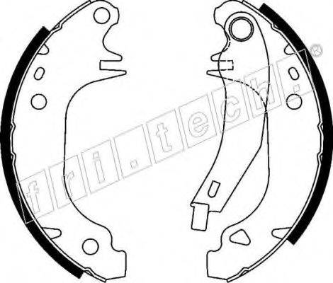 FRI.TECH. 17111 Комплект гальмівних колодок