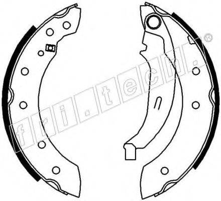 FRI.TECH. 17182 Комплект гальмівних колодок