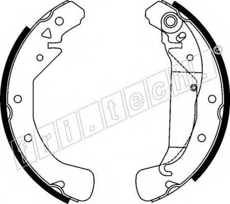 FRI.TECH. 17214 Комплект гальмівних колодок
