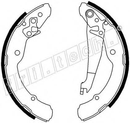 FRI.TECH. 17217 Комплект гальмівних колодок