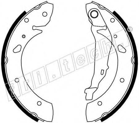 FRI.TECH. 17251 Комплект гальмівних колодок
