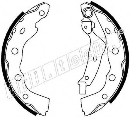 FRI.TECH. 17252 Комплект гальмівних колодок