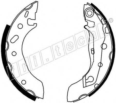FRI.TECH. 17266 Комплект гальмівних колодок