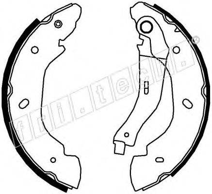 FRI.TECH. 17289 Комплект гальмівних колодок