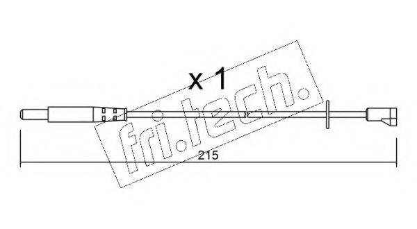 FRI.TECH. SU022 Сигналізатор, знос гальмівних колодок