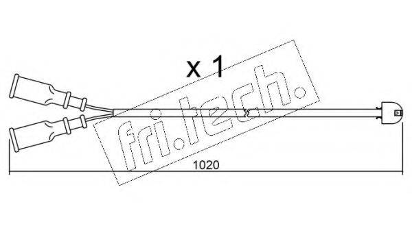 FRI.TECH. SU089 Сигналізатор, знос гальмівних колодок