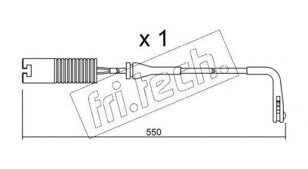 FRI.TECH. SU092 Сигналізатор, знос гальмівних колодок