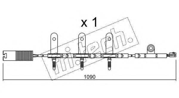 FRI.TECH. SU189 Сигналізатор, знос гальмівних колодок
