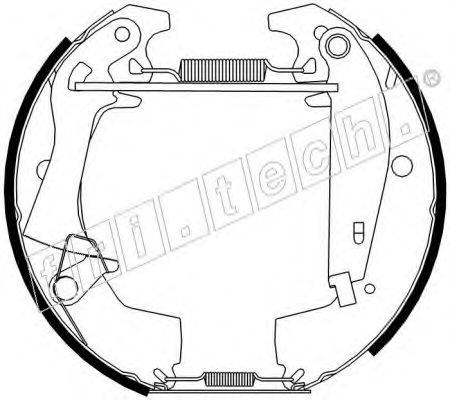 FRI.TECH. 16336 Комплект гальмівних колодок