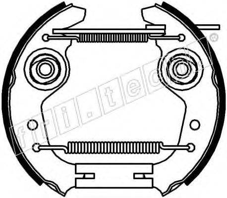 FRI.TECH. 16427 Комплект гальмівних колодок