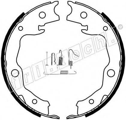 FRI.TECH. 1115322K Комплект гальмівних колодок, стоянкова гальмівна система