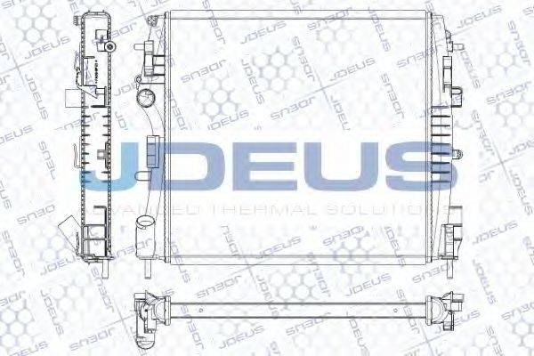 JDEUS RA0230880 Радіатор, охолодження двигуна