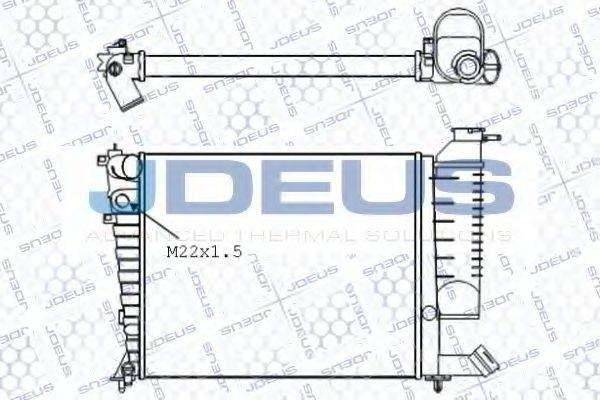 JDEUS 007M22 Радіатор, охолодження двигуна