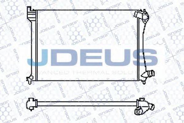 JDEUS 007M50 Радіатор, охолодження двигуна