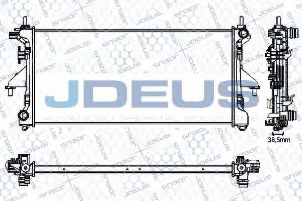 JDEUS RA0070230 Радіатор, охолодження двигуна