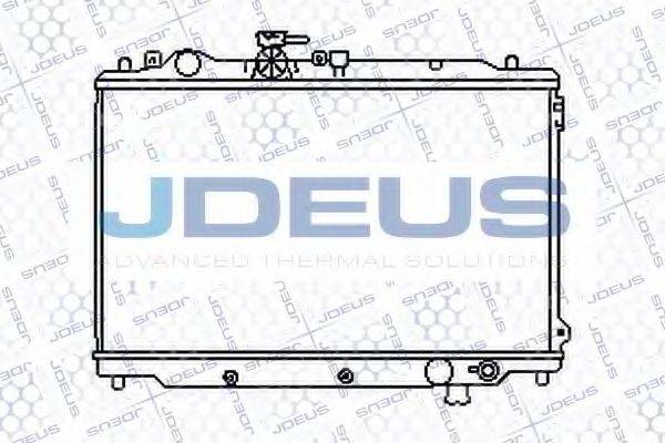 JDEUS 016N21 Радіатор, охолодження двигуна