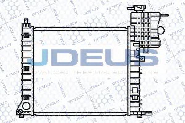 JDEUS 017M38 Радіатор, охолодження двигуна