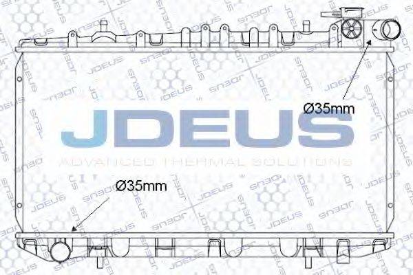 JDEUS 019M47 Радіатор, охолодження двигуна