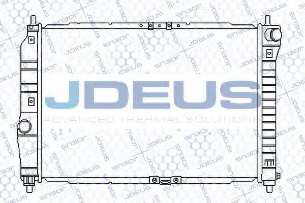 JDEUS 056M08 Радіатор, охолодження двигуна