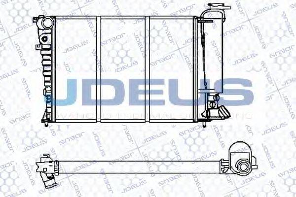 JDEUS 021E34 Радіатор, охолодження двигуна