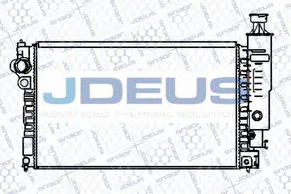 JDEUS 021V33 Радіатор, охолодження двигуна