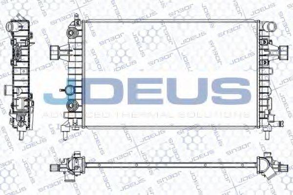 JDEUS RA0200970 Радіатор, охолодження двигуна