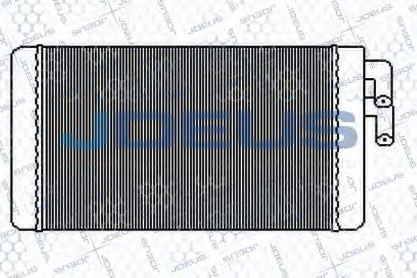 JDEUS 201M01 Теплообмінник, опалення салону