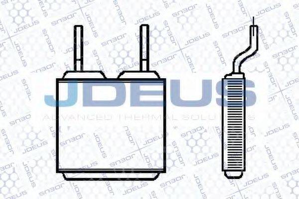 JDEUS 220M14 Теплообмінник, опалення салону