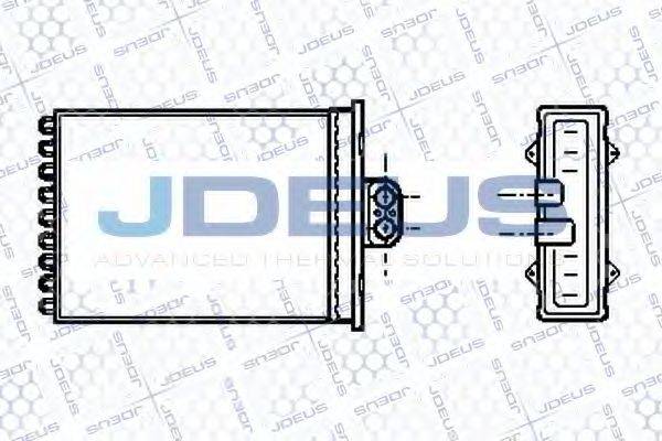 JDEUS 220M27 Теплообмінник, опалення салону