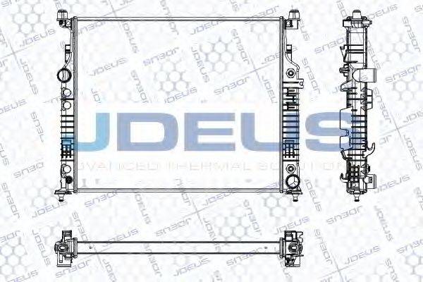 JDEUS RA0170950 Радіатор, охолодження двигуна