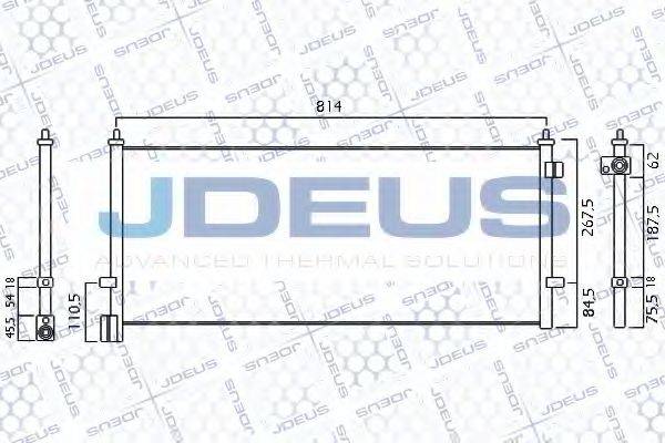 JDEUS 731M04 Конденсатор, кондиціонер