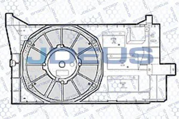 JDEUS EV816101 Вентилятор, конденсатор кондиціонера