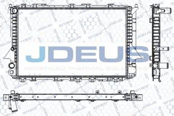 JDEUS RA0010130 Радіатор, охолодження двигуна